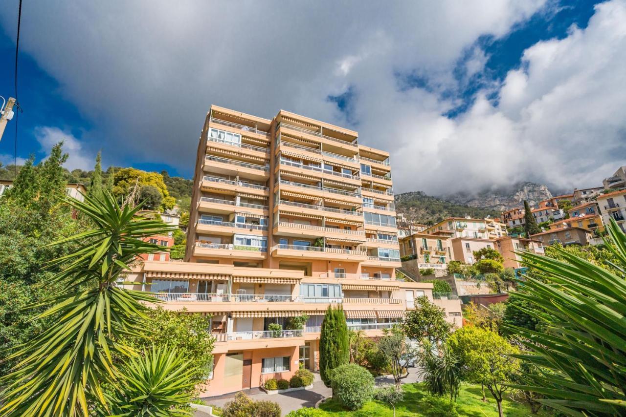 Apartamento Monaco Border, Sea View, Terrace, Free Parking Beausoleil Exterior foto